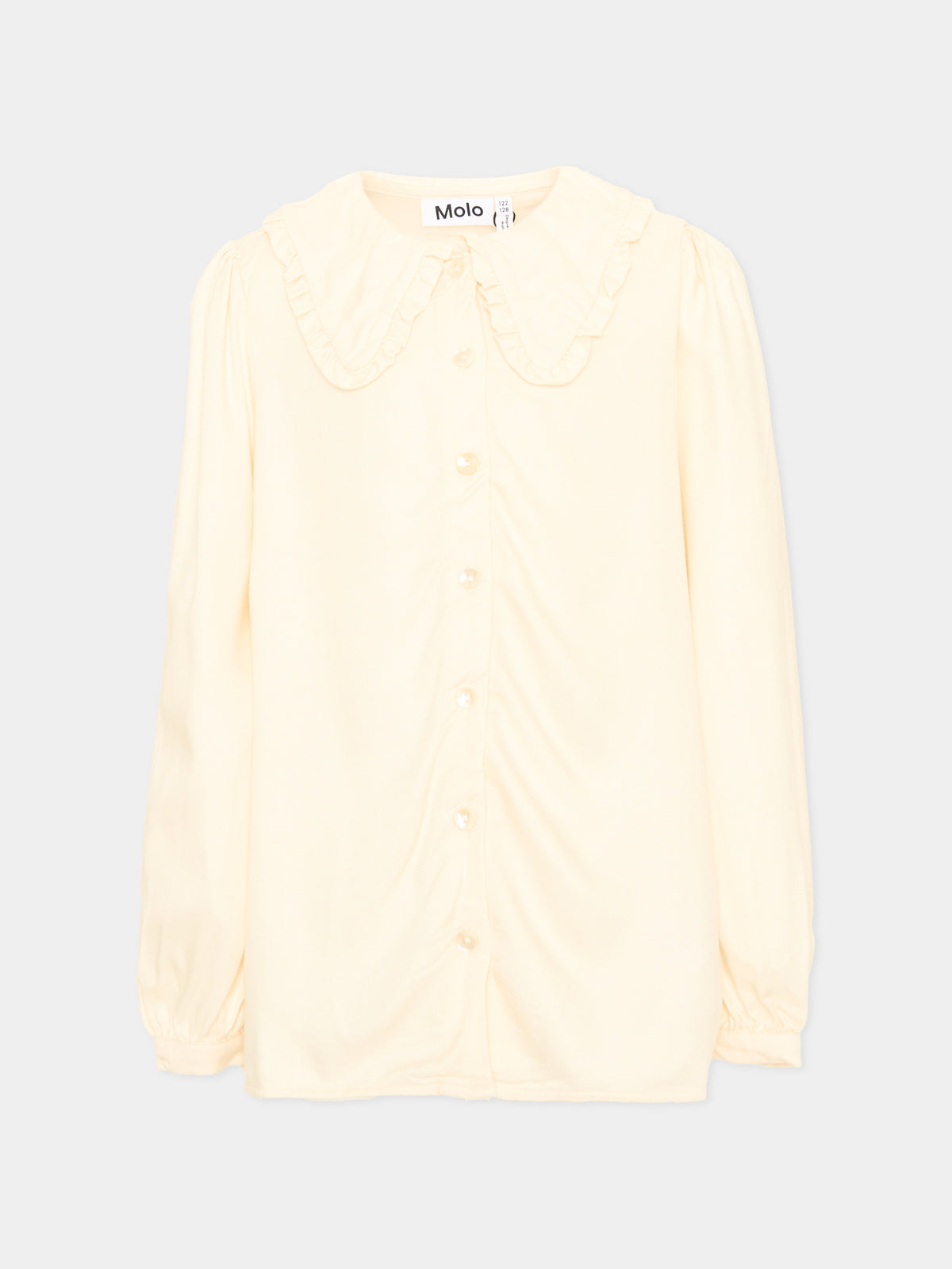 Camicia a manica lunga avorio Robbin per bambina,Molo,2W25C207 5498