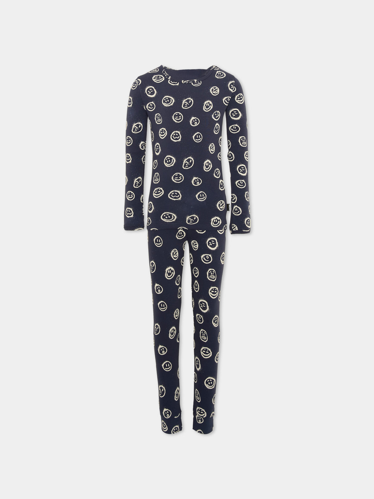 Pigiama blu Lue per bambini con stampa,Molo,6W25R501 9461