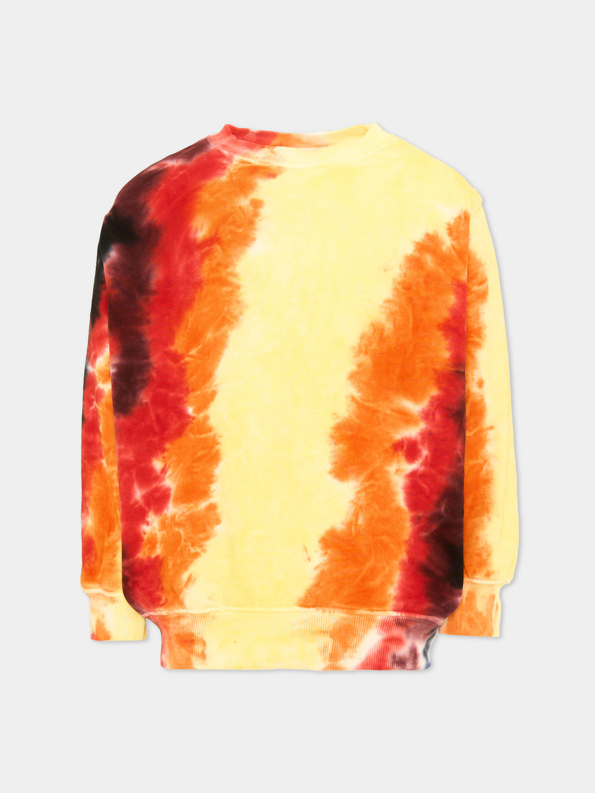 Felpa girocollo multicolor Monti tie-dye per bambini,Molo,6W25J203 9728