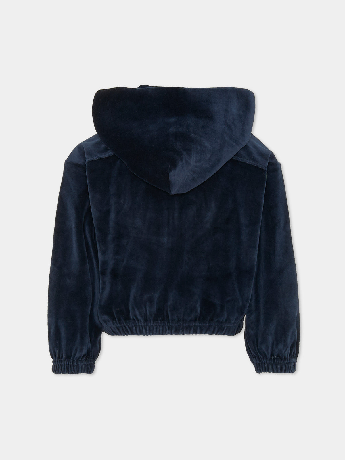 Felpa con cappuccio blu Madeleine per bambina,Molo,2W25J303 8552