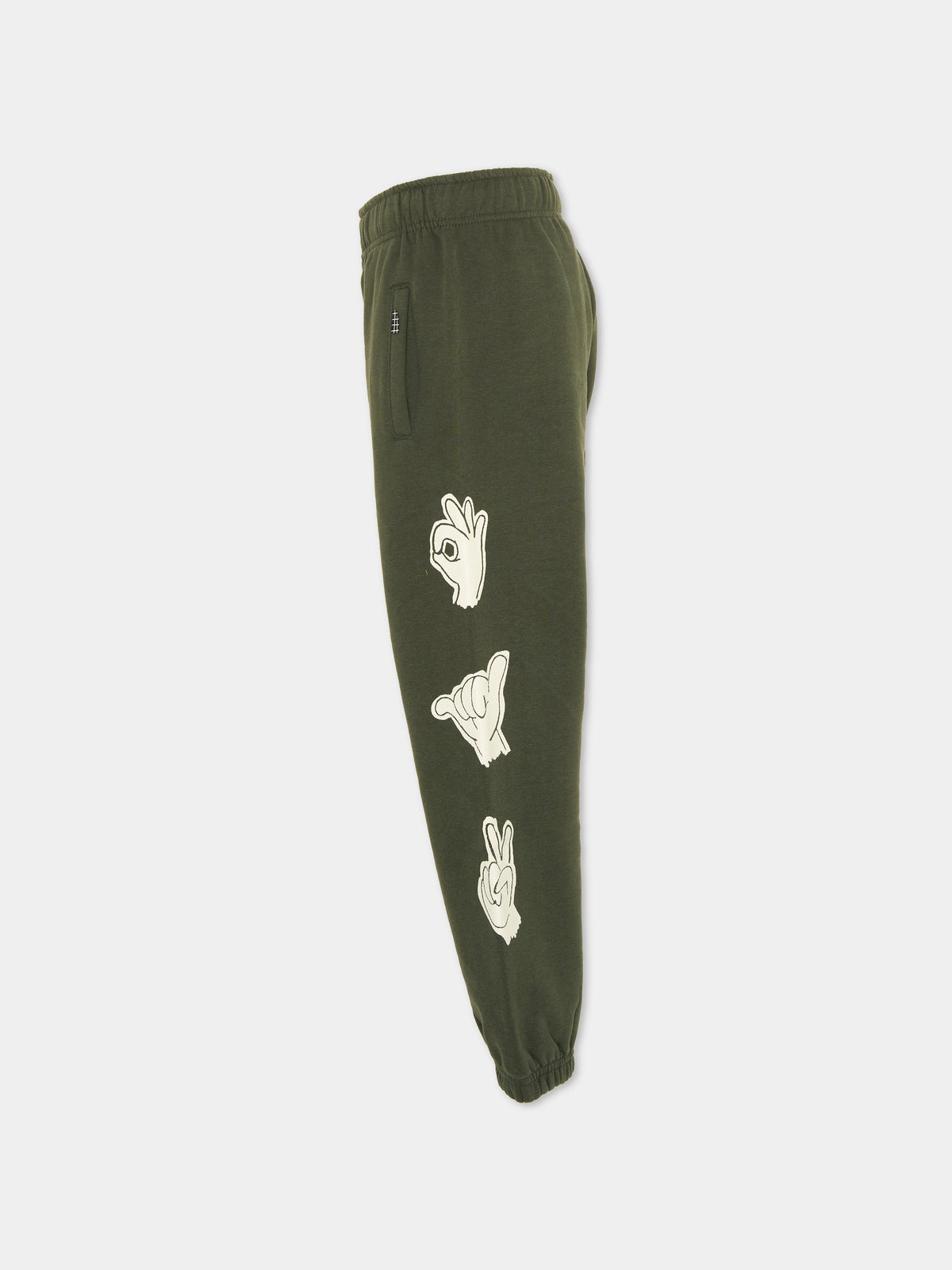 Pantalone verde Allen con stampa per bambino,Molo,1W25I203 9678