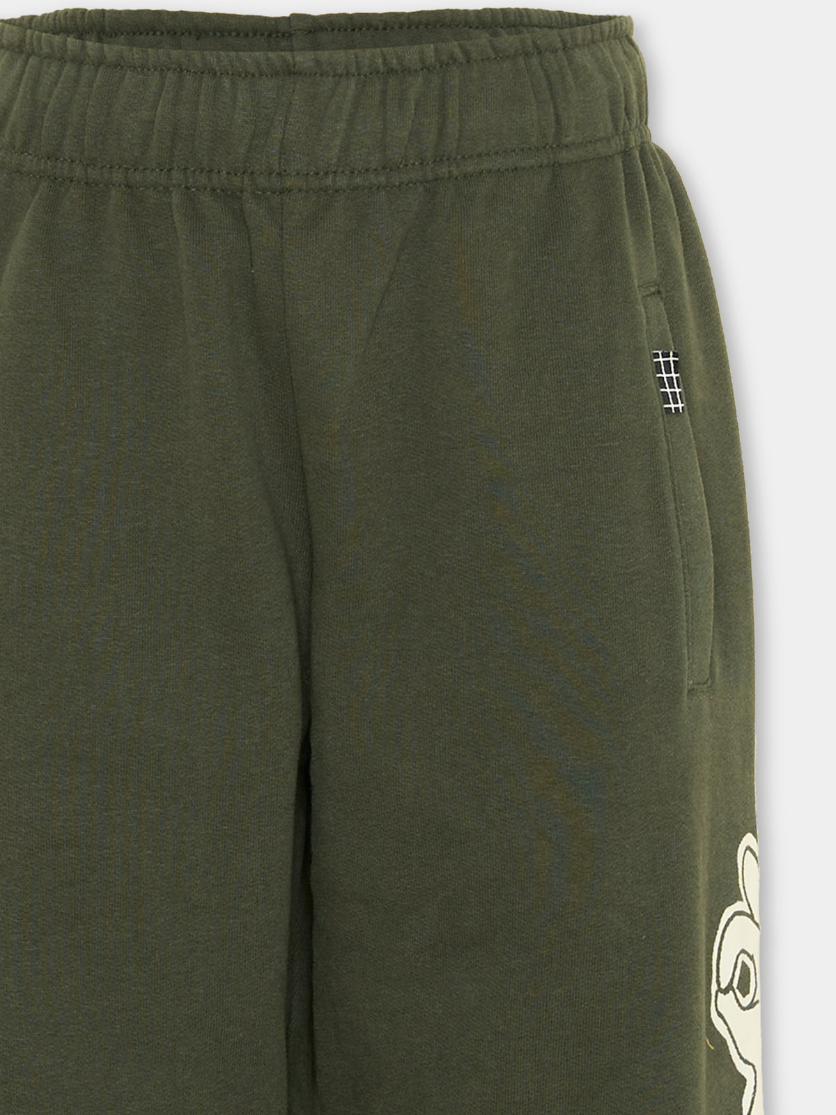 Pantalone verde Allen con stampa per bambino,Molo,1W25I203 9678