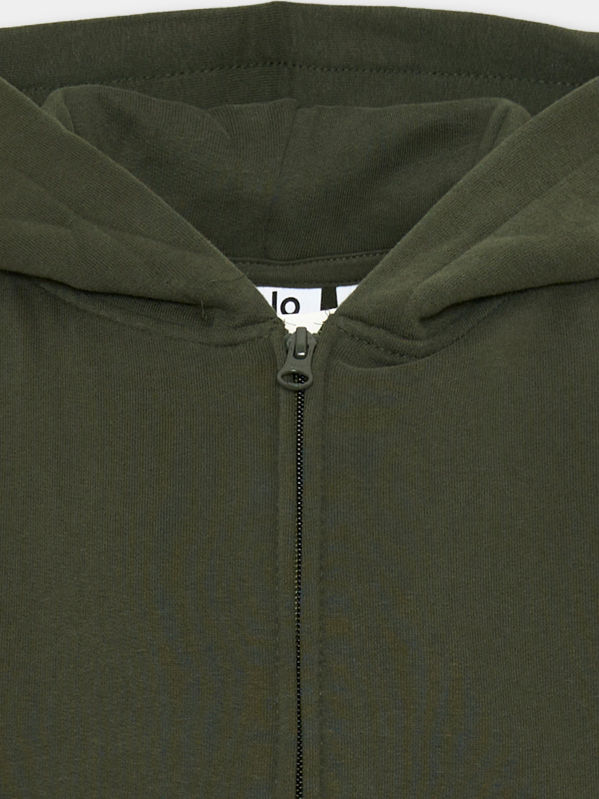 Felpa con cappuccio verde Marley per bambino,Molo,1W25J302 9678