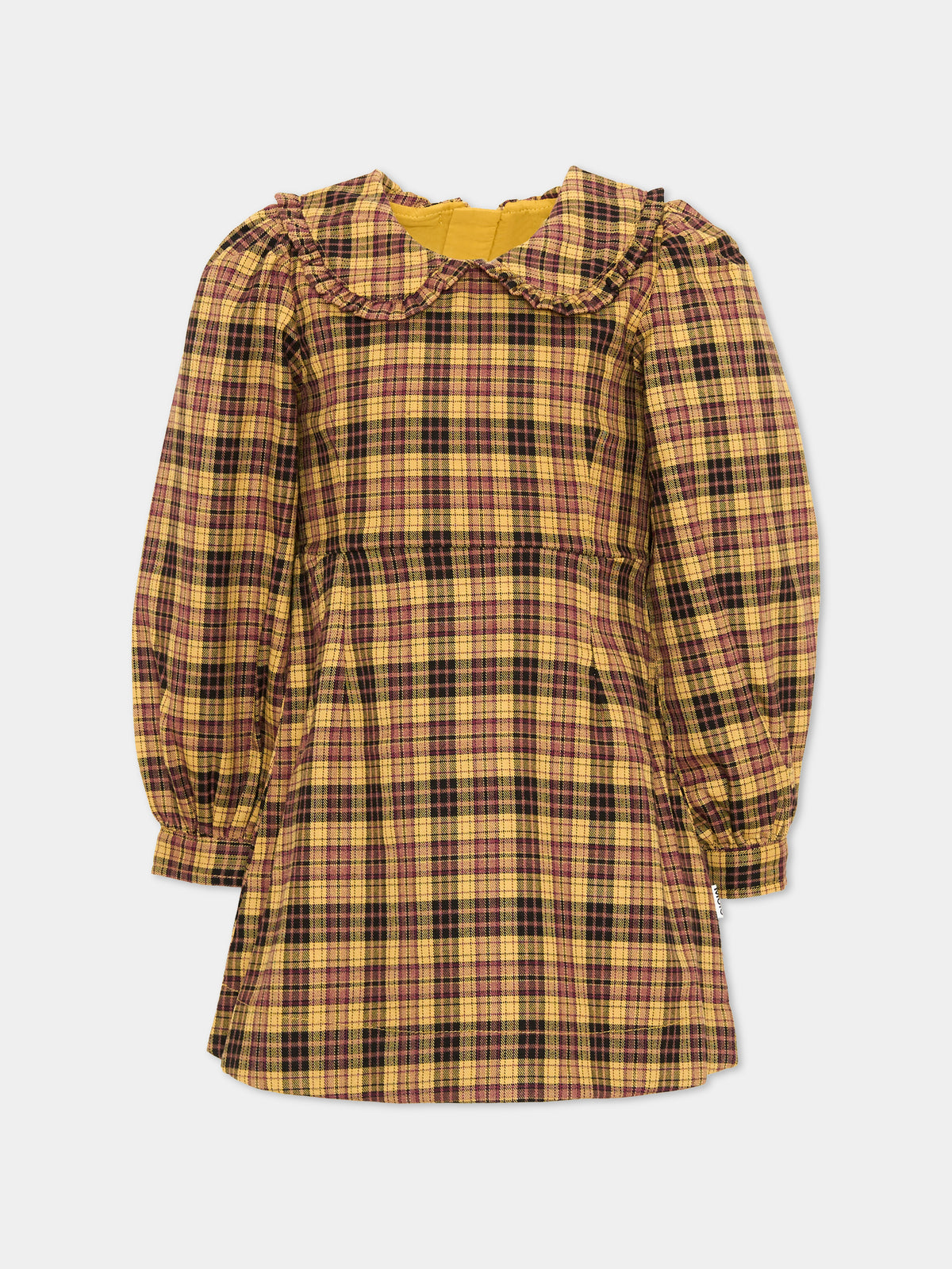 Vestito a manica lunga Candice per bambina tartan,Molo,2W25E223 9442