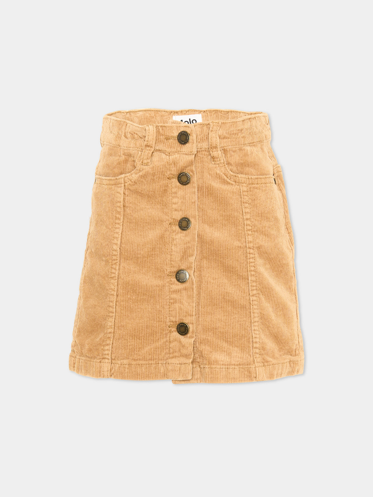 Gonna beige Bera per bambina,Molo,2W25D108 5510