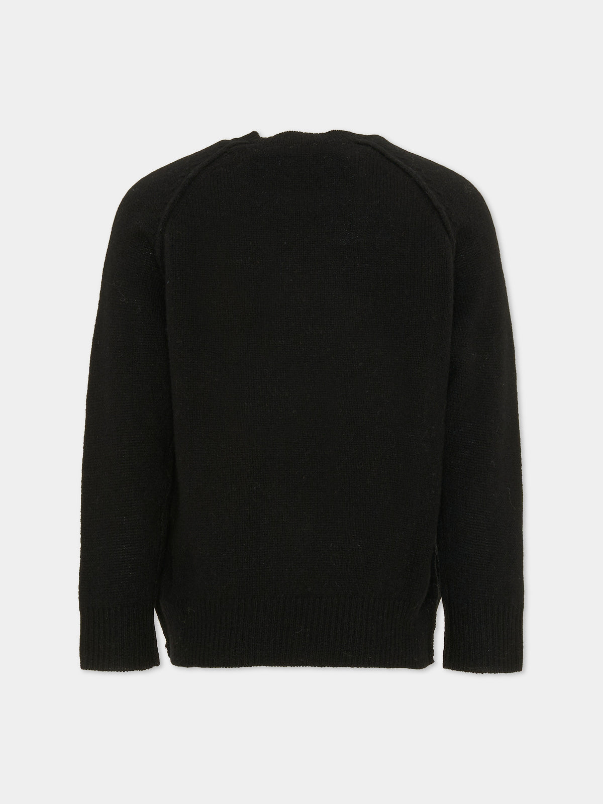 Maglione nero per bambina con logo,Diesel,J02072 0EKAS K900