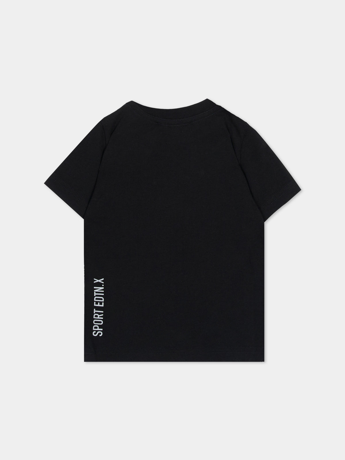 T-shirt nera per neonato con stampa,Dsquared2,DQ2545 D00MV DQ900