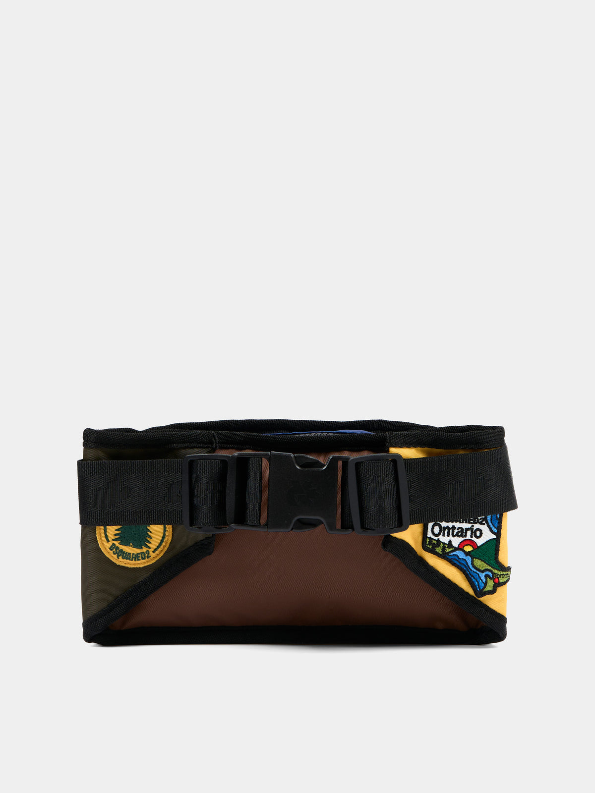 Marsupio multicolor per bambini con patch ricamati,Dsquared2,DQ2945 D0AD8 DQC57