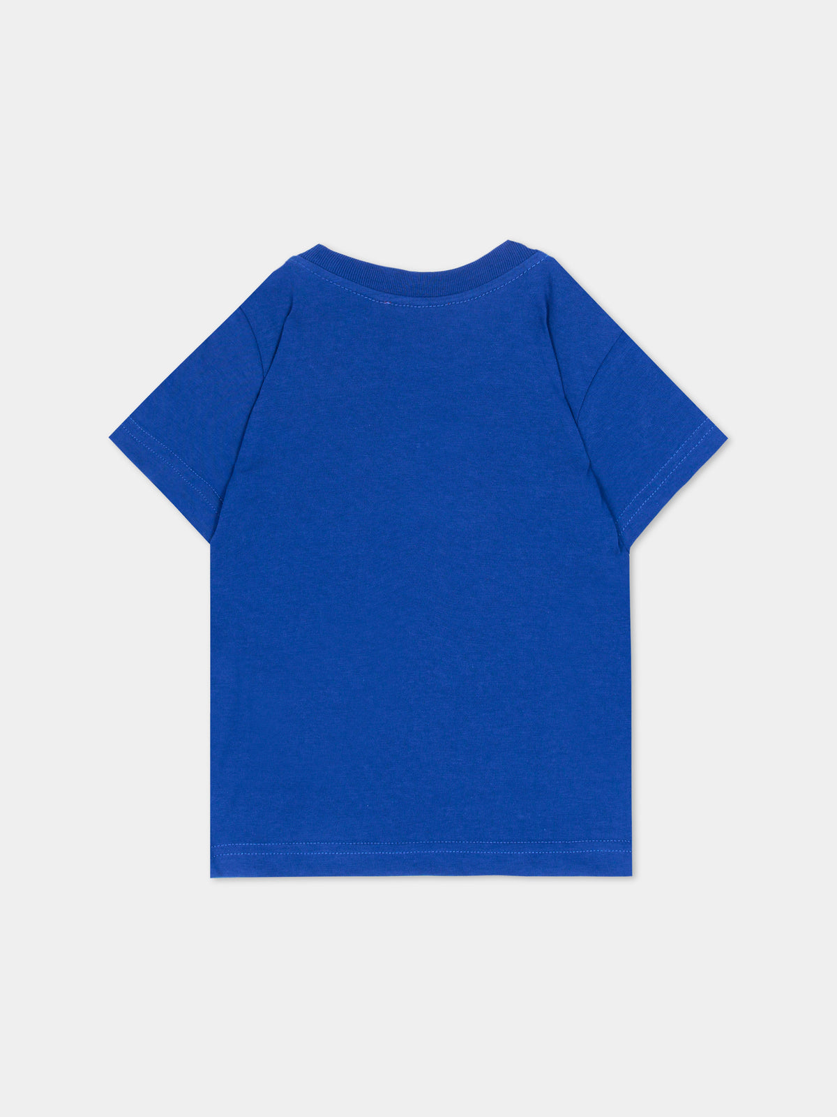 T-shirt blu per neonato con logo,Diesel,K00708 00YI9 K89G