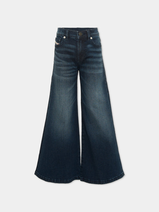 Jeans denim per bambina svasati,Diesel,J00816 KXBQL K01