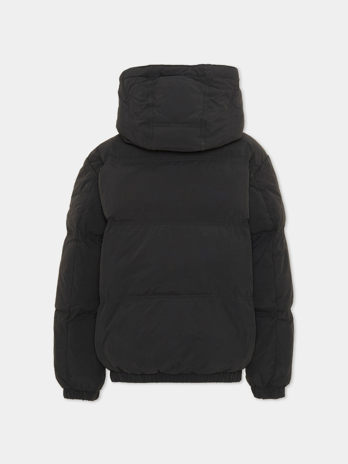 Piumino nero per bambino con cappuccio,Diesel,J02422 KXBQ0 K900
