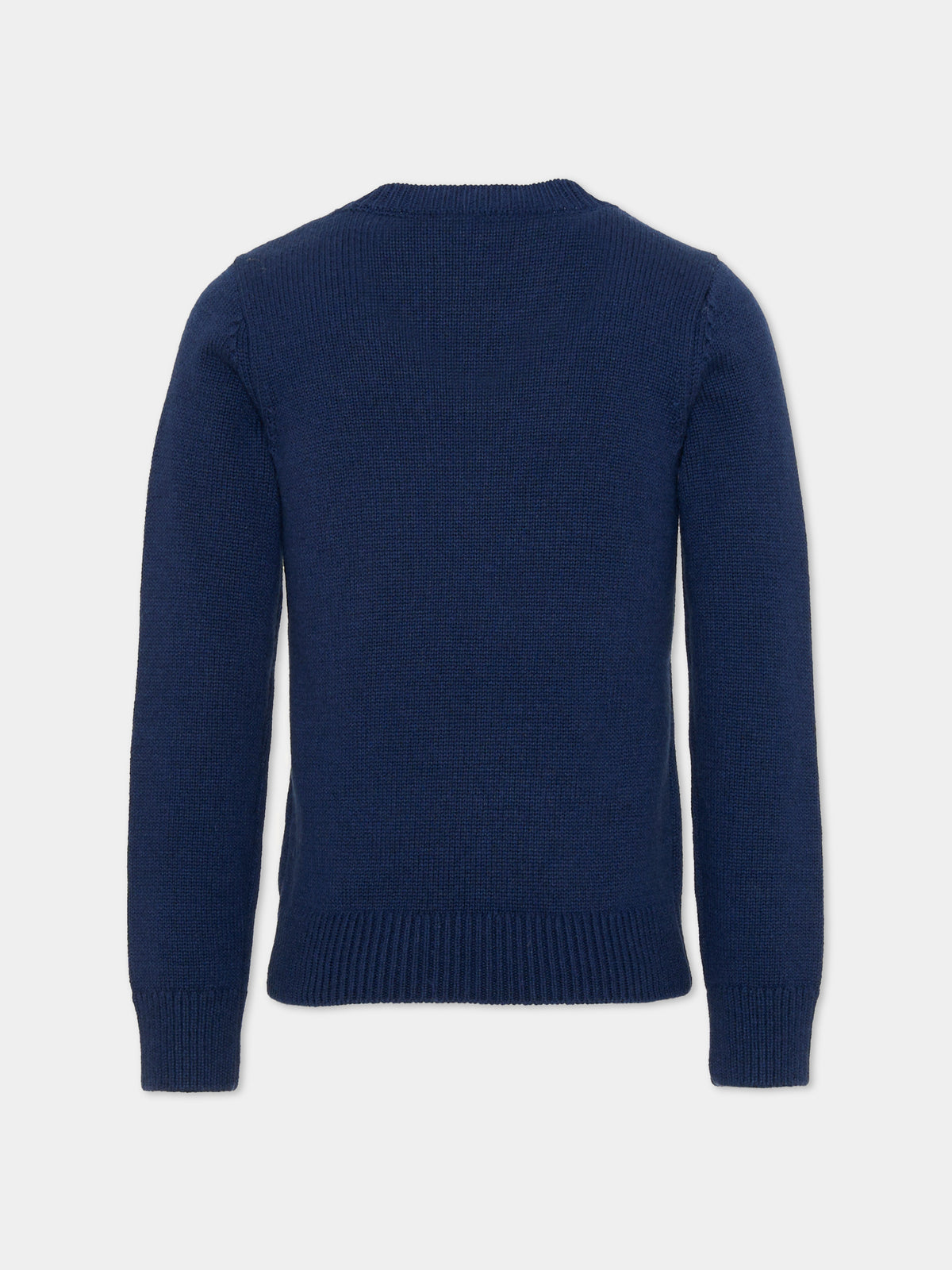 Maglione blu per bambino con logo,Diesel,J02430 KYAYX K851
