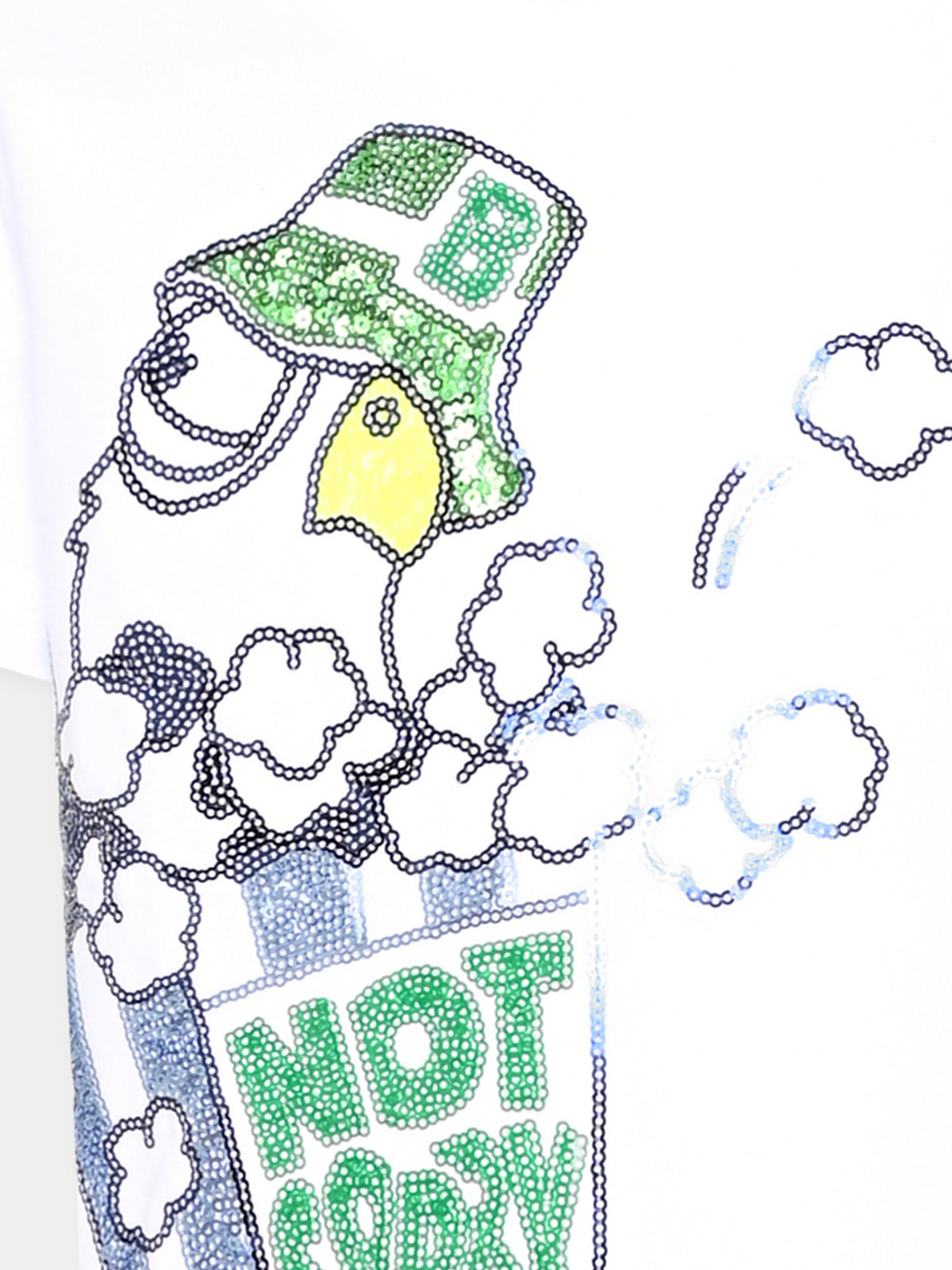 T-shirt a manica corta con paillettes per bambino,Billieblush,U21580 10P