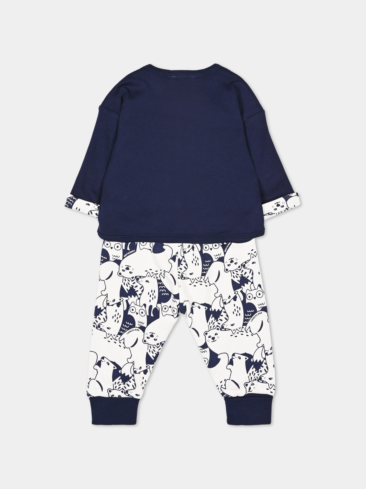 Completo sportivo lungo blu per neonato,Timberland,T60621 85T