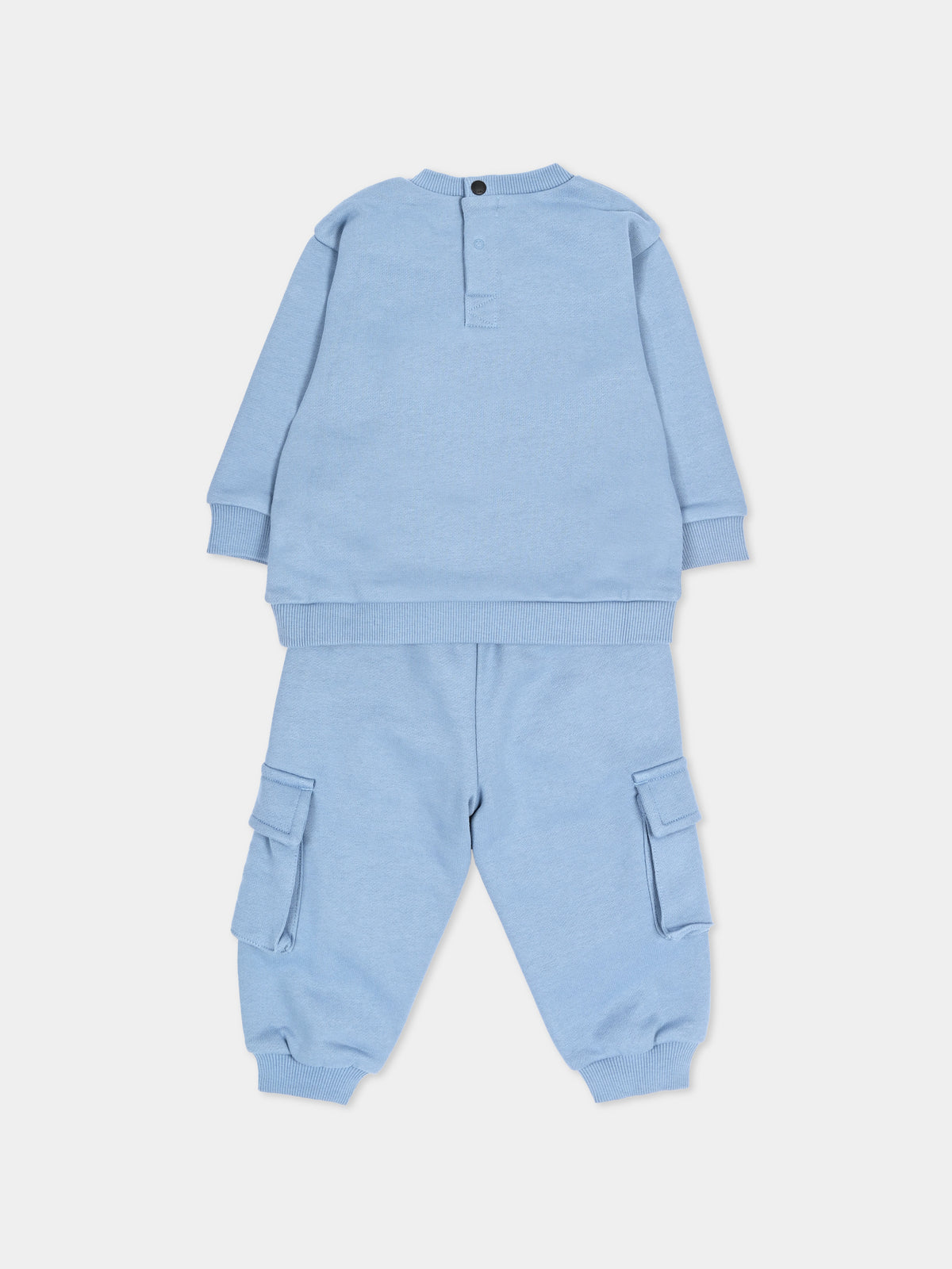 Completo sportivo lungo azzurro per neonato,Karl Lagerfeld Kids,Z30967 822
