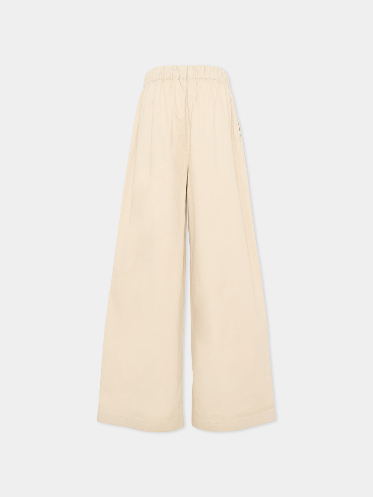 Pantalone beige per bambina con logo,Tommy Hilfiger Junior,KG0KG09388 ACI