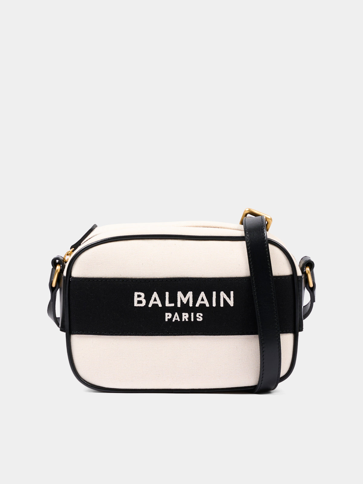 Borsa avorio per bambina con logo,Balmain Kids,BY0B68 Z0042 101NE