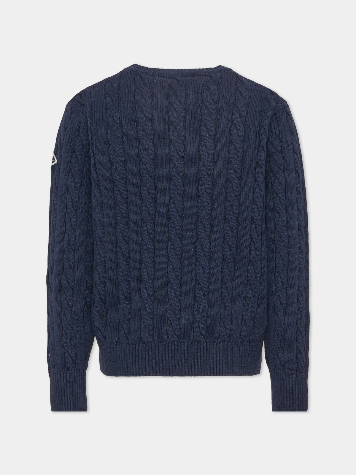 Maglione blu per bambino a trecce,Roy Roger's Kids,R F105 00 3885