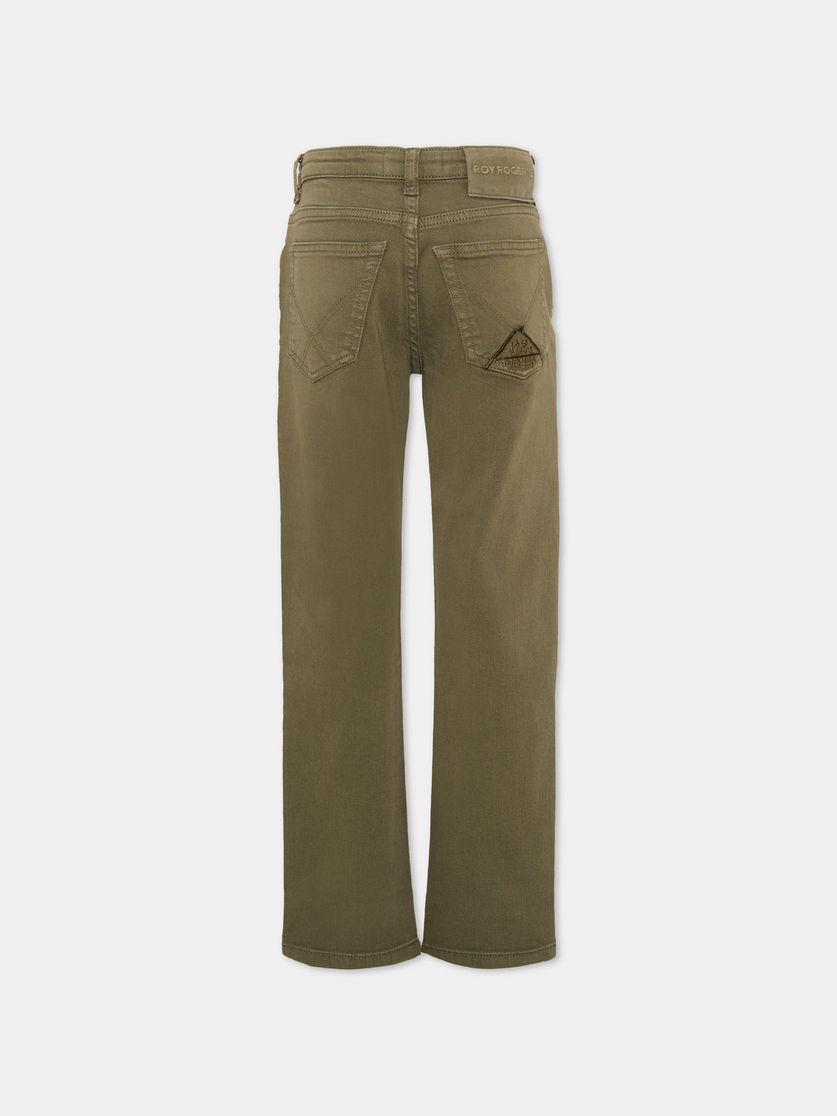 Pantalone verde per bambino 5 tasche,Roy Roger's Kids,R F110 00 4951