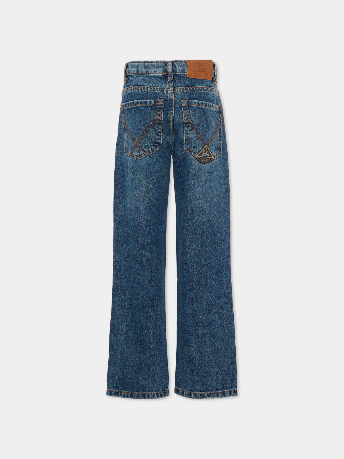 Jeans denim per bambino 5 tasche,Roy Roger's Kids,R F144 00 7012