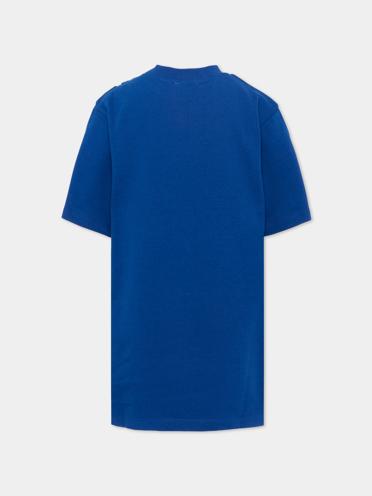 Vestito blu per bambina con fiore,Marc Jacobs,W60975 841
