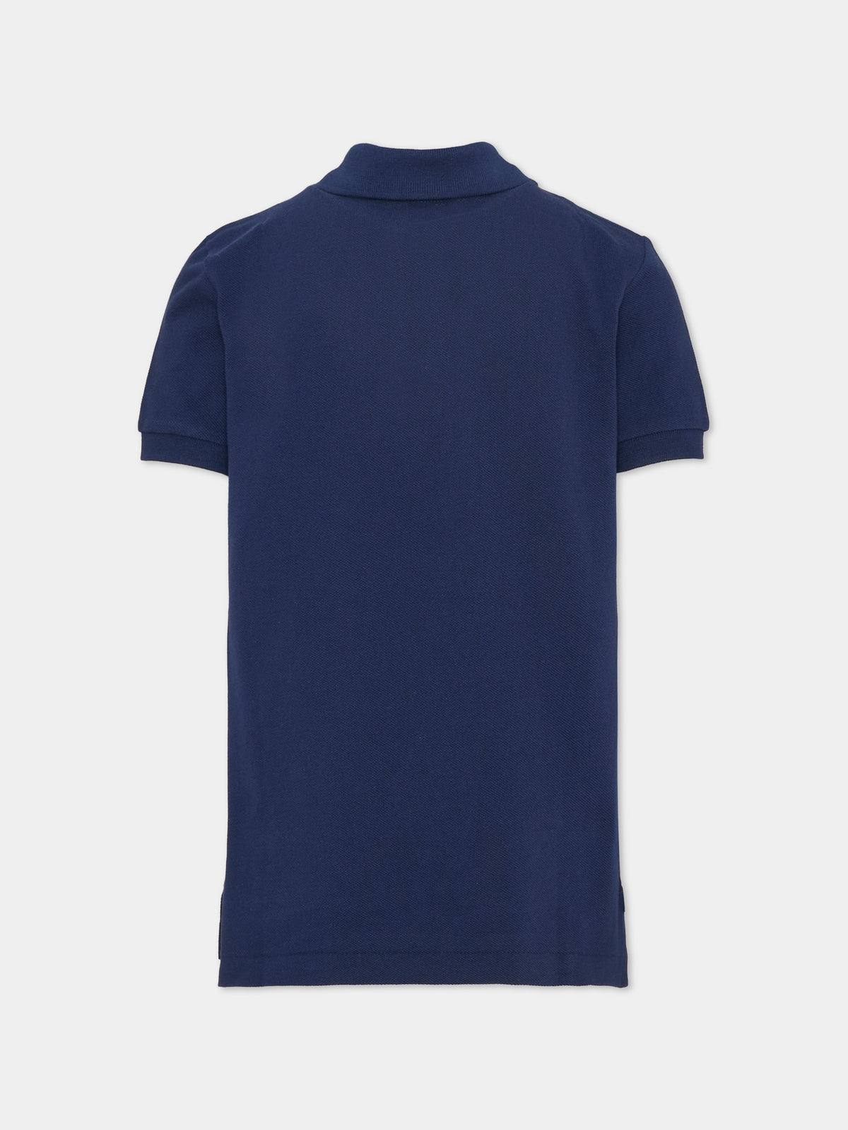 Polo blu per bambino con iconico cavallino rosso,Ralph Lauren Kids,603252005