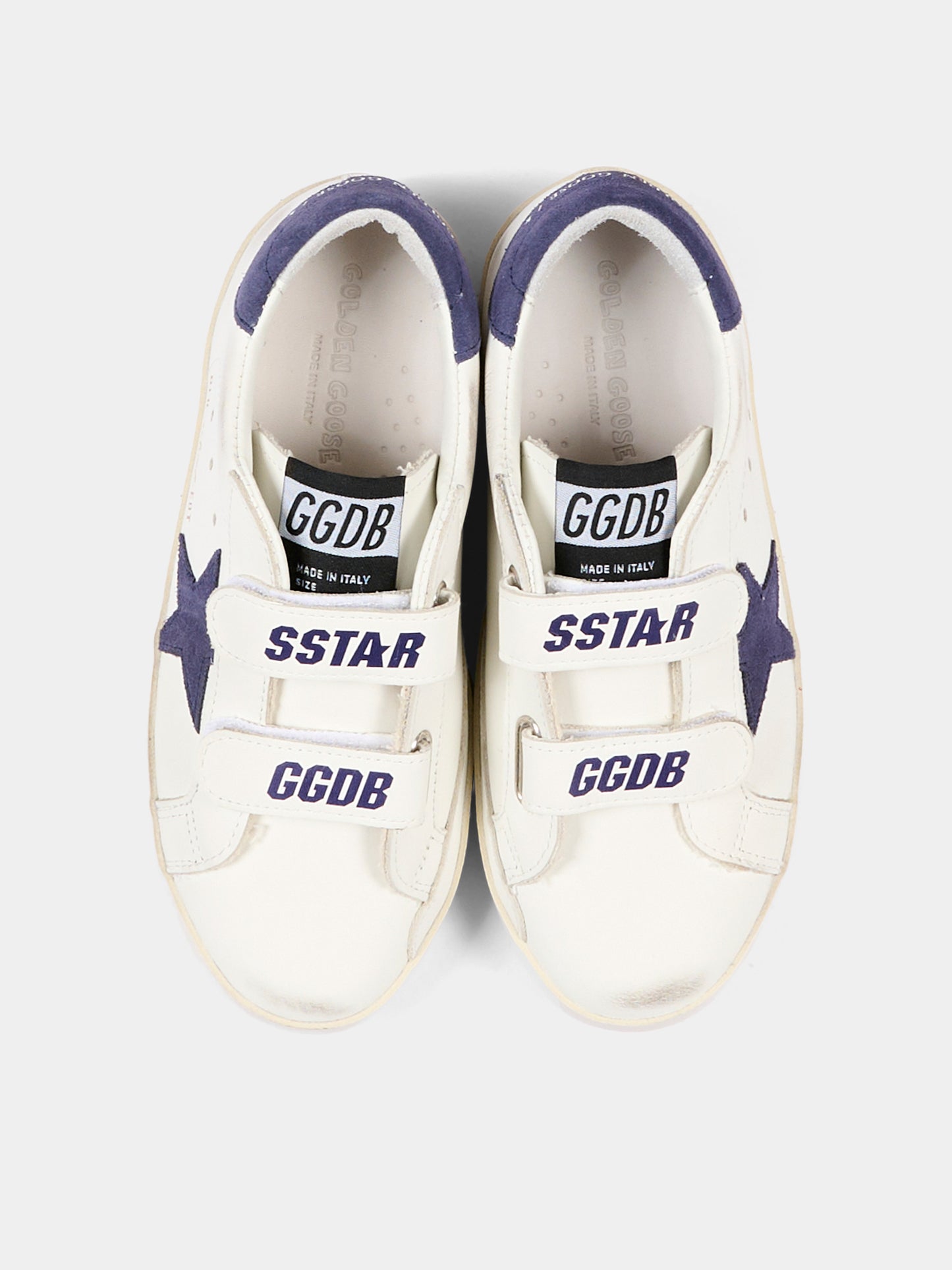 Sneaker bianca Old School per bambini