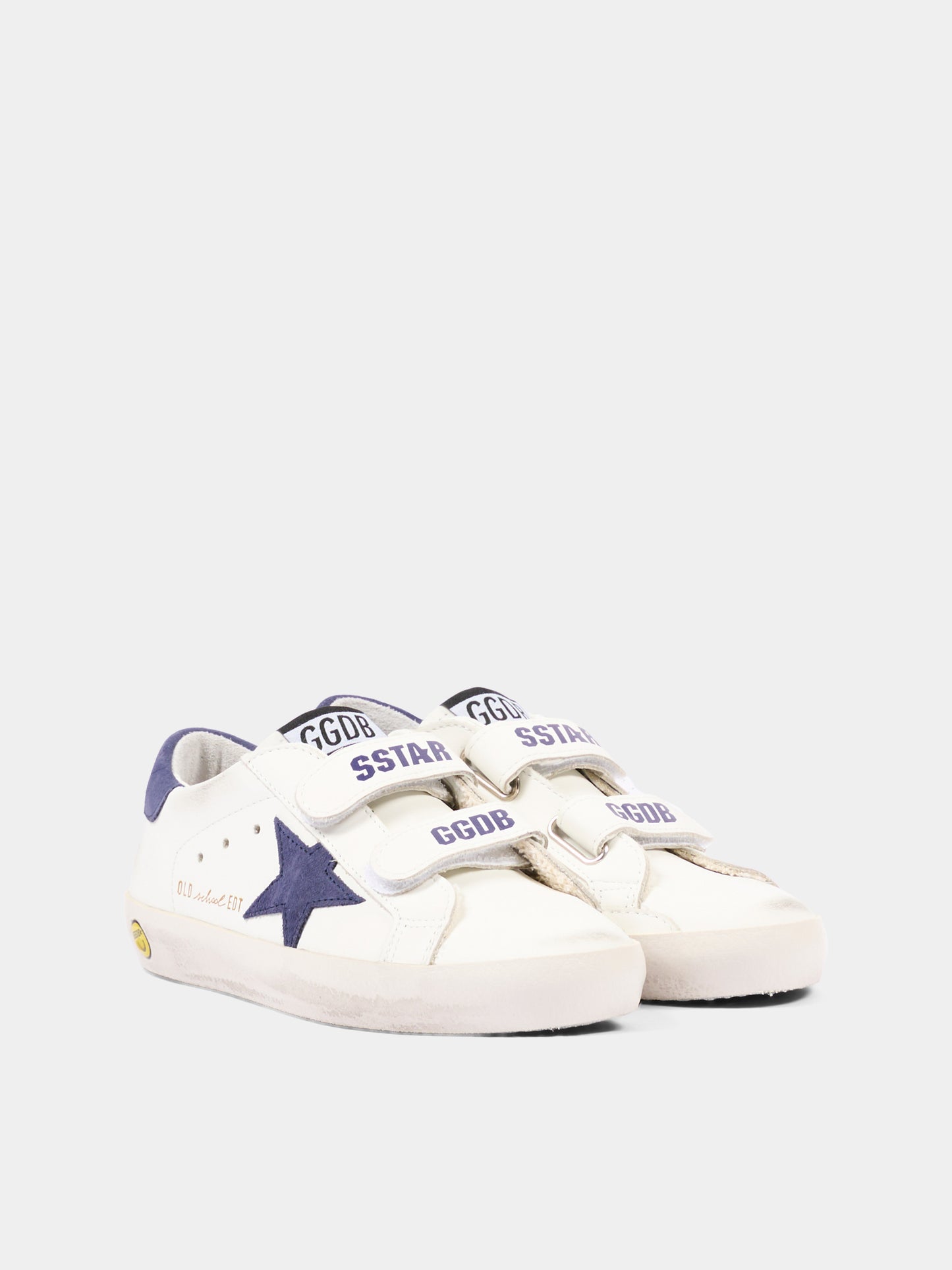 Sneaker bianca Old School per bambini
