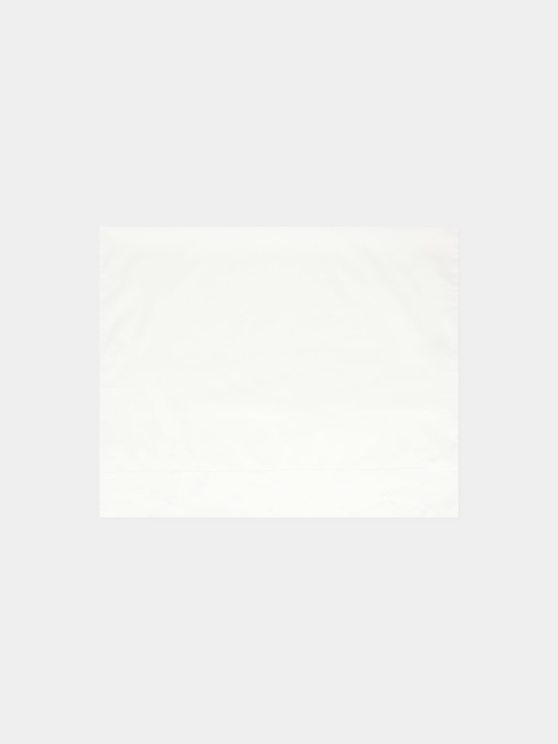 Set lenzuola bianche per neonati con fiocchi,Little Bear,2041 BIANCO/BIANCO