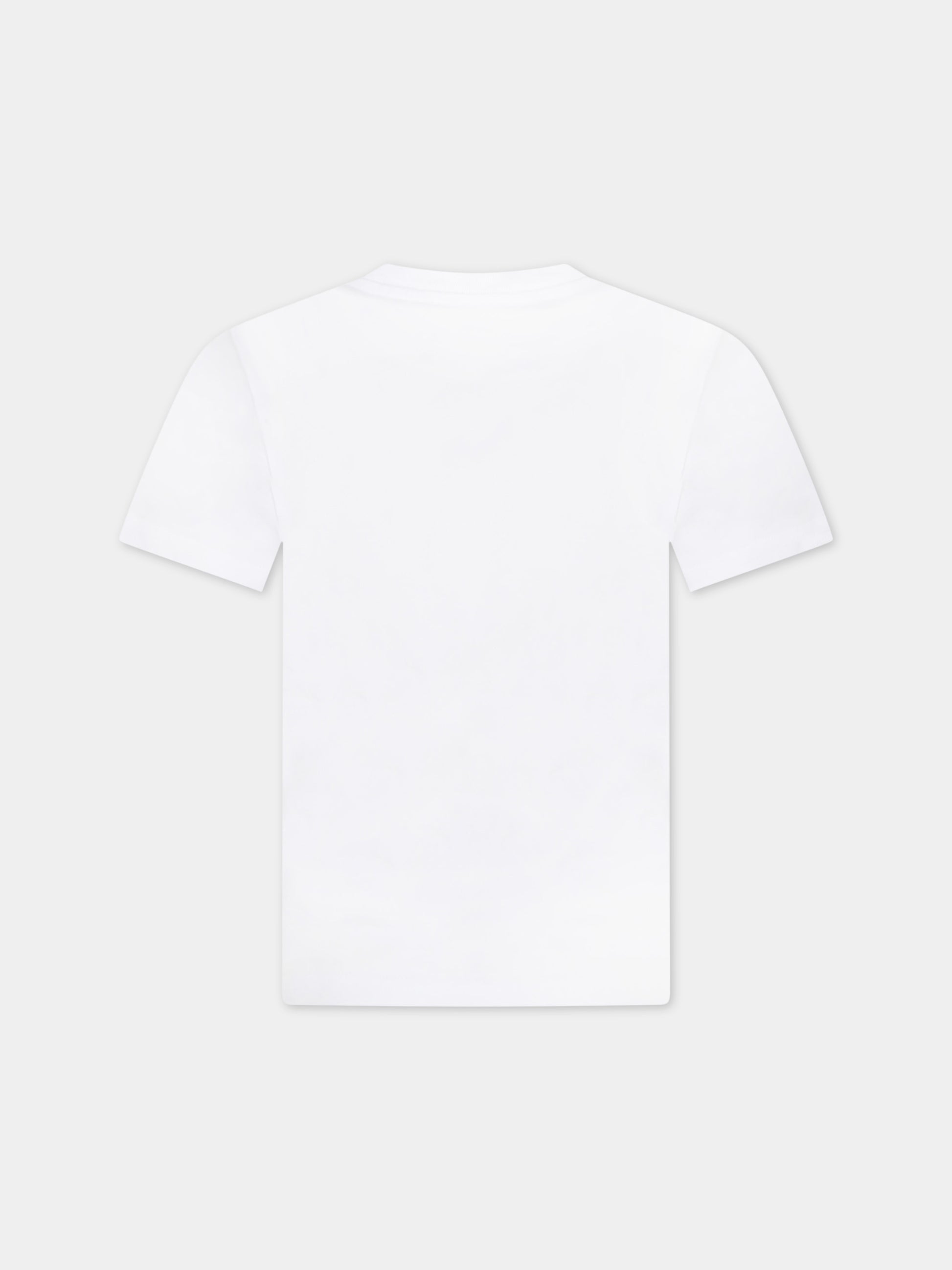 T-shirt bianca per bambini con logo,Dsquared2,DQ0513-D002F DQ100