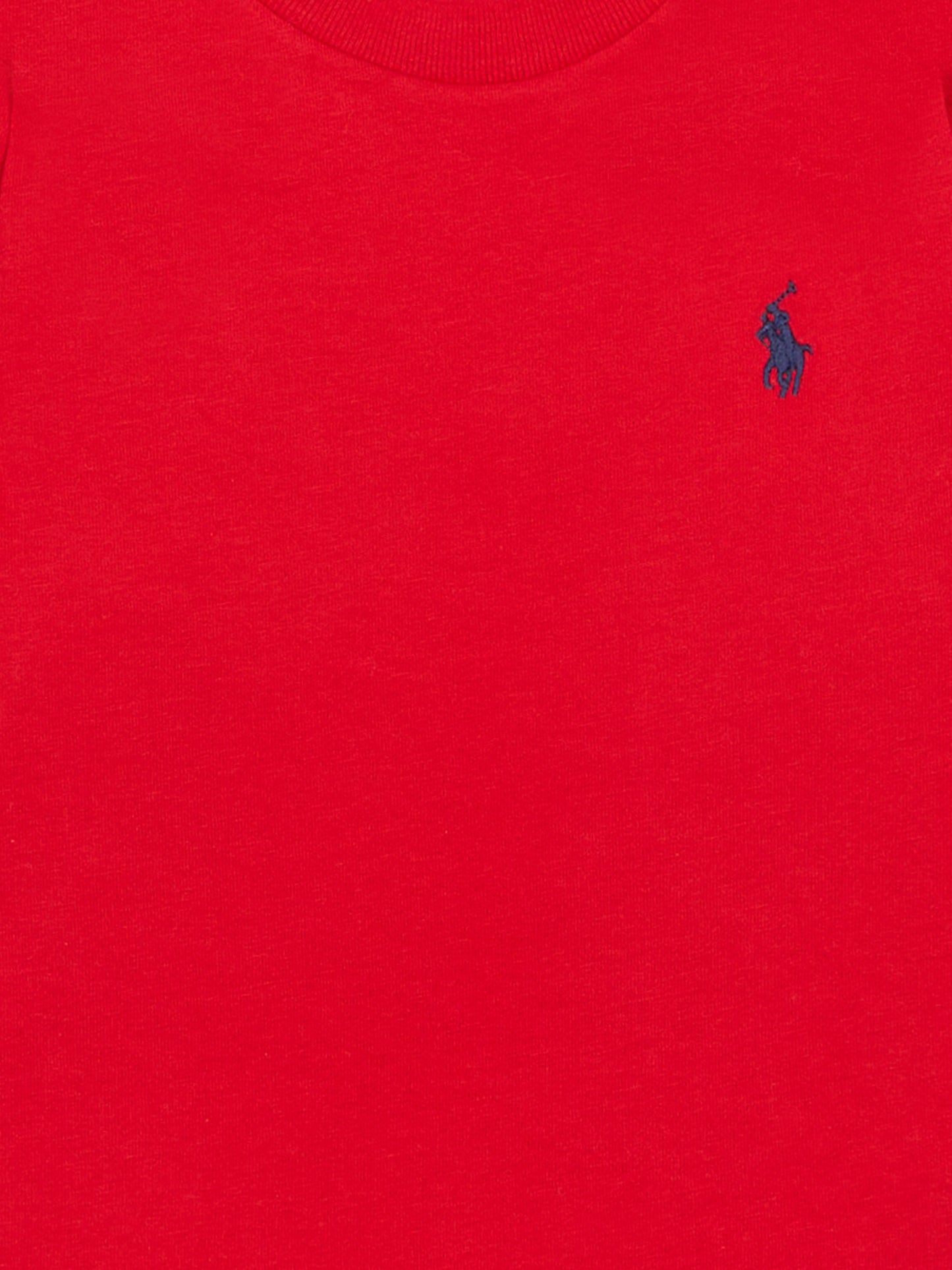 T-shirt rossa per neonato con iconico cavallino,Ralph Lauren Kids,843804003