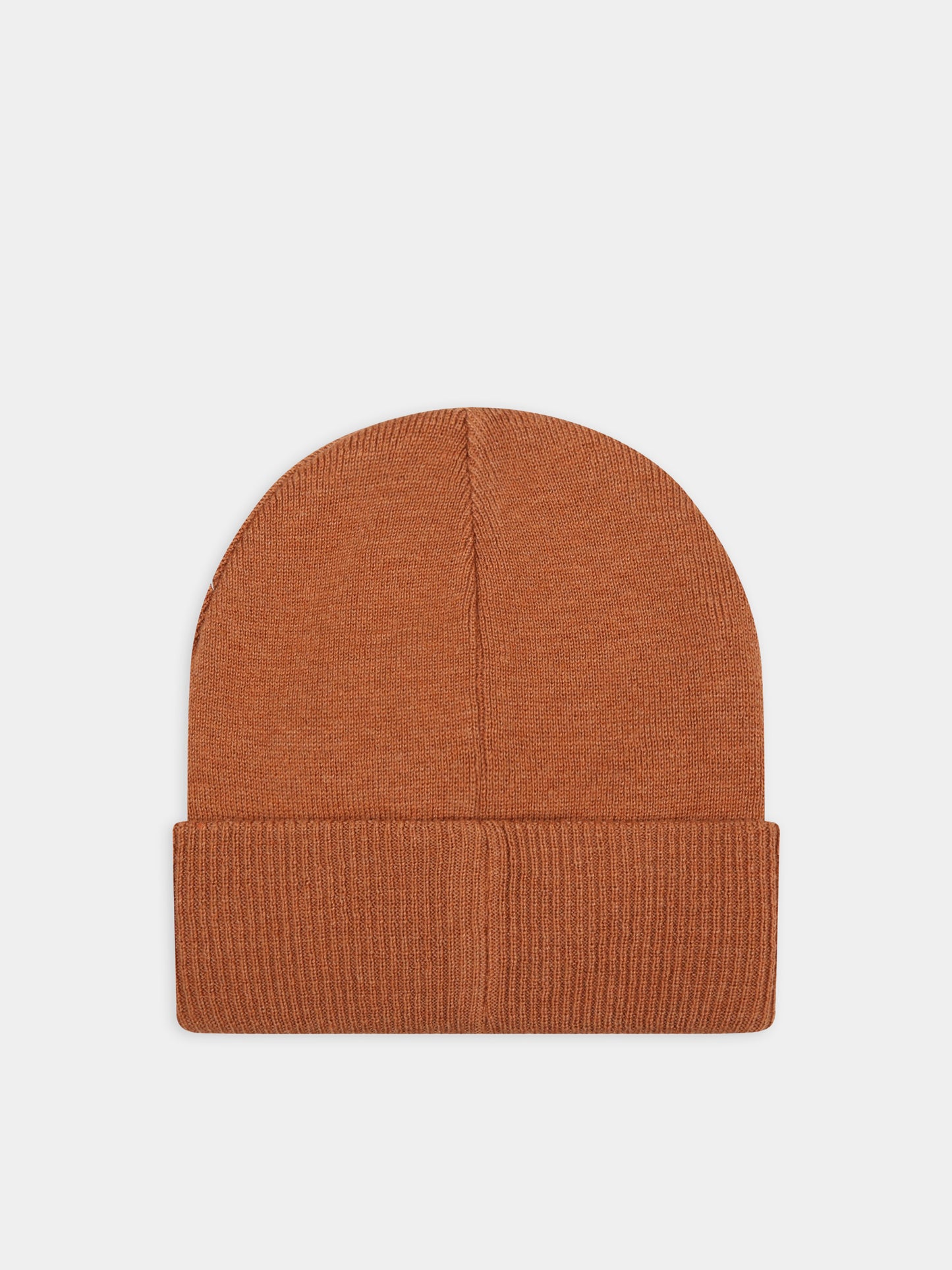 Cappello marrone per bambini con patch logato rosso,Little Marc Jacobs,W21023 360