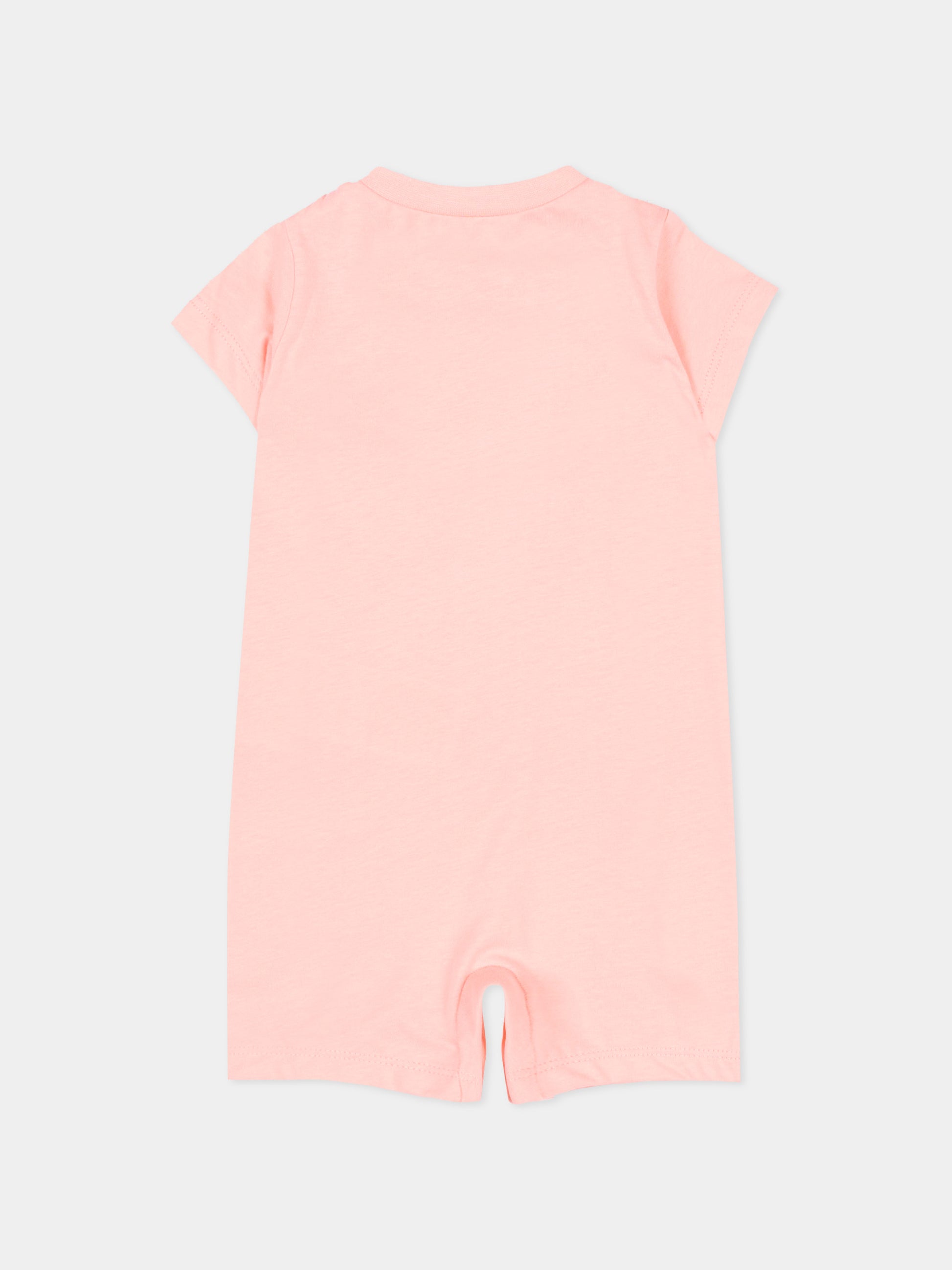 Pagliaccetto rosa per neonata con logo,Nike,5ND369 A6P