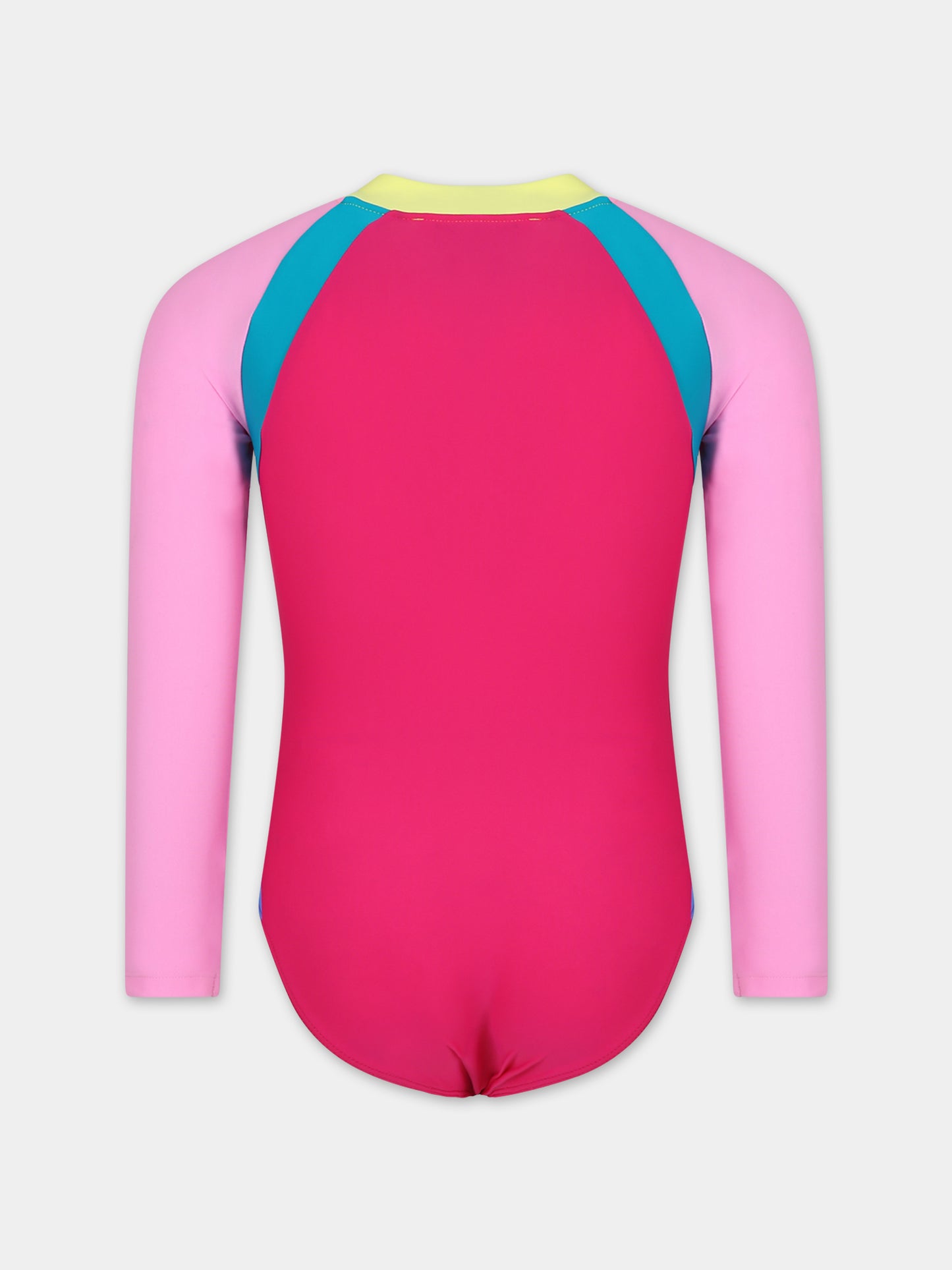 Costume multicolor per bambina con logo,Little Marc Jacobs,W10214 49G