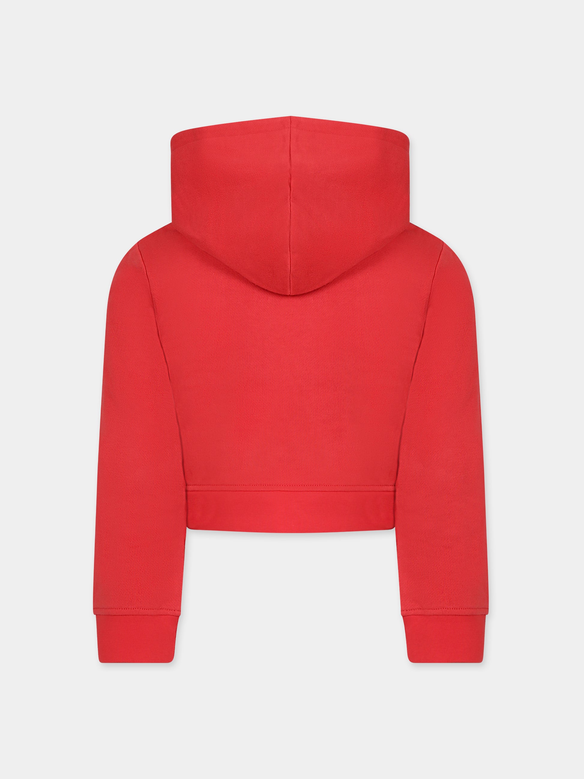 Felpa rossa per bambina con logo multicolor,Stella Mccartney Kids,TT4C40 Z0447 412