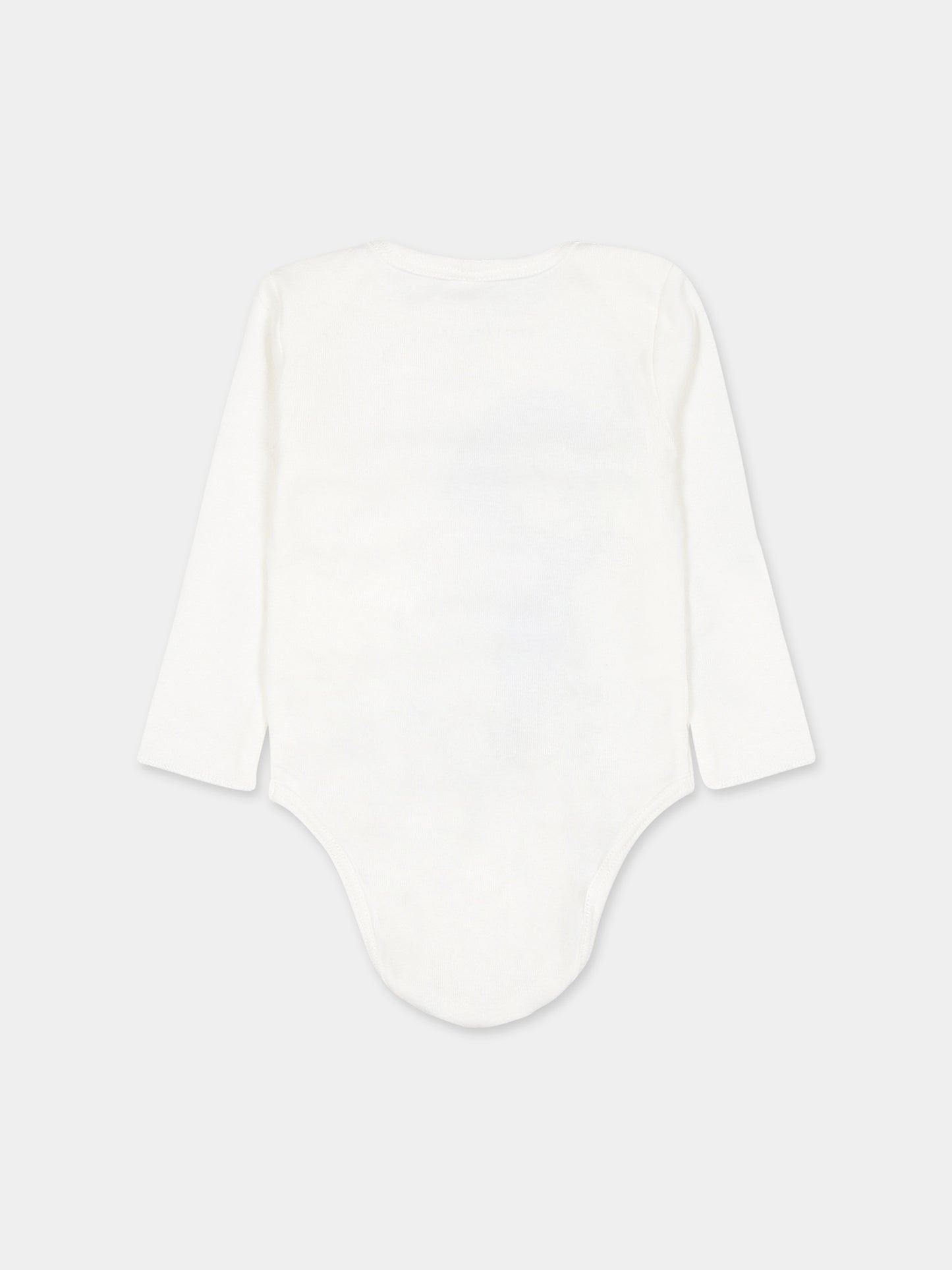 Set bianco per neonati con animali,Stella Mccartney Kids,TTB579 Z1484 101MC