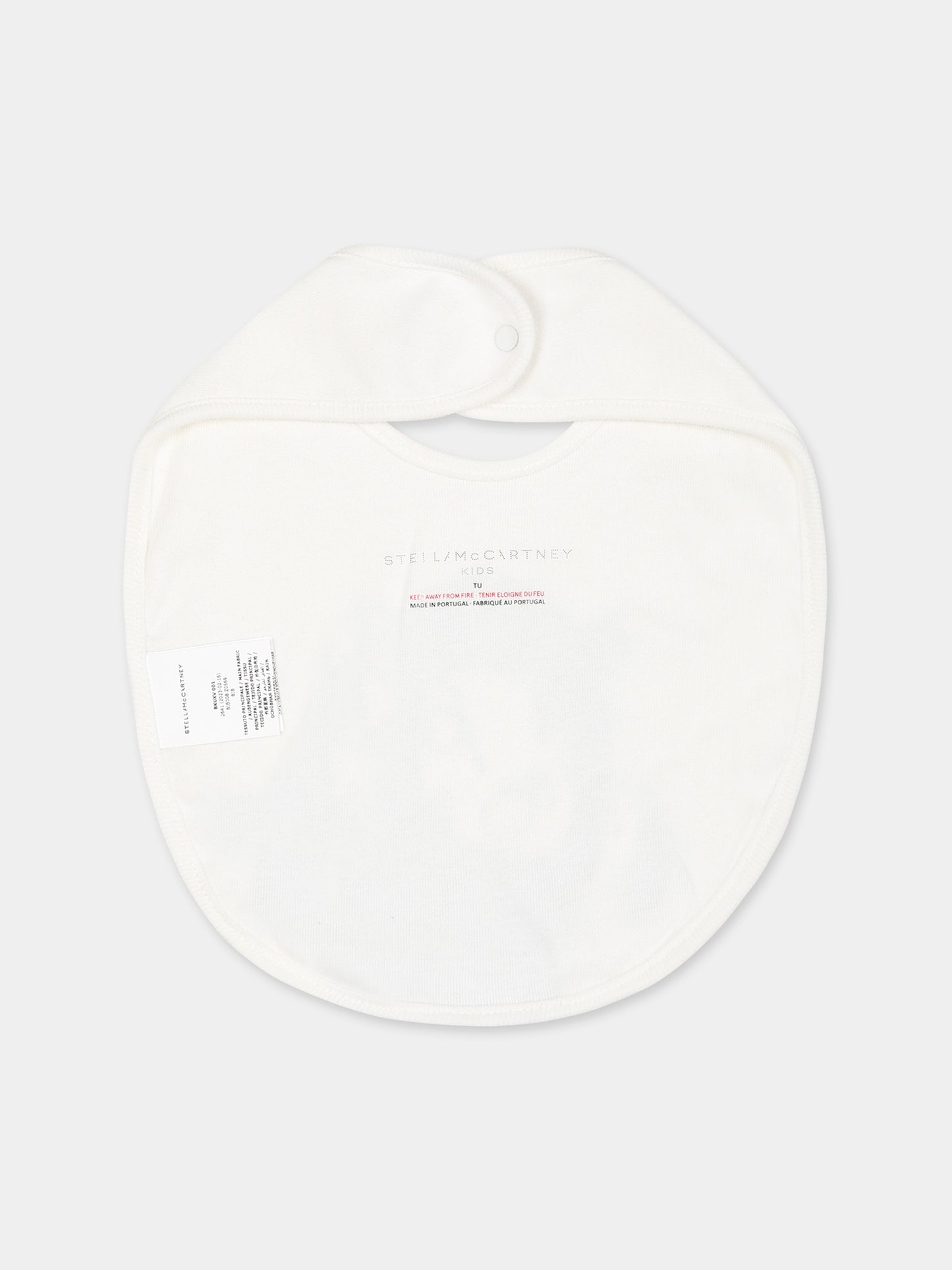 Set  bianco per neonati con stampa leone,Stella Mccartney Kids,TTB599 Z0669 101