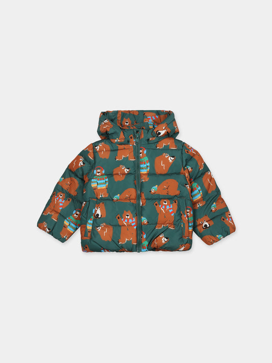 Piumino verde per neonato,Stella Mccartney Kids,TT2577 Z1469 719MC