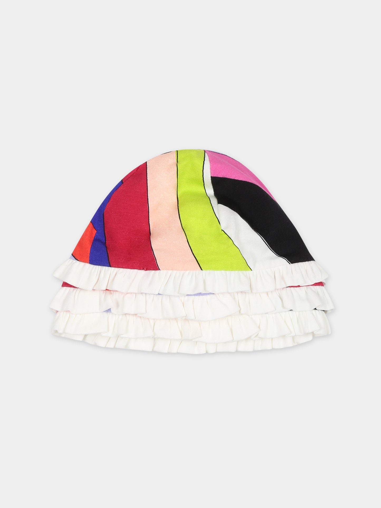 Set bianco per neonata con logo,Emilio Pucci Junior,PTB030 J0311 999NE