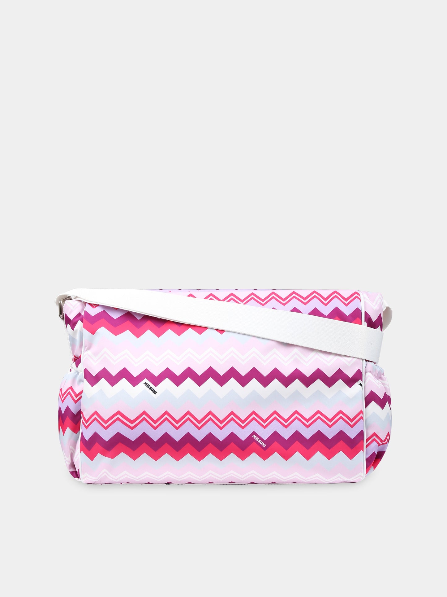 Borsa mamma viola per neonata con logo,Missoni,MT0548 N0192 579MC