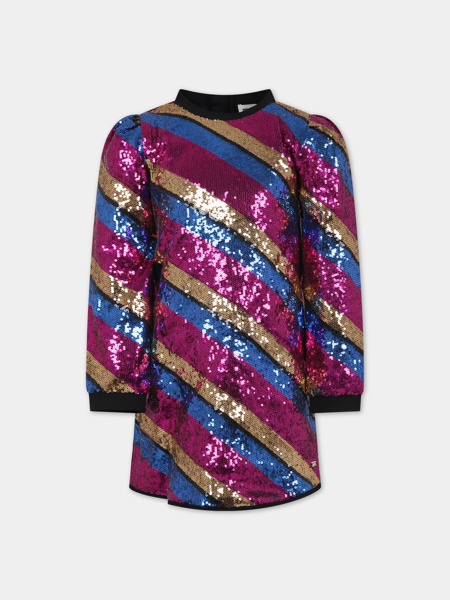 Vestito multicolor elegante con paiettes,Sonia Rykiel Paris,A12031 Z41