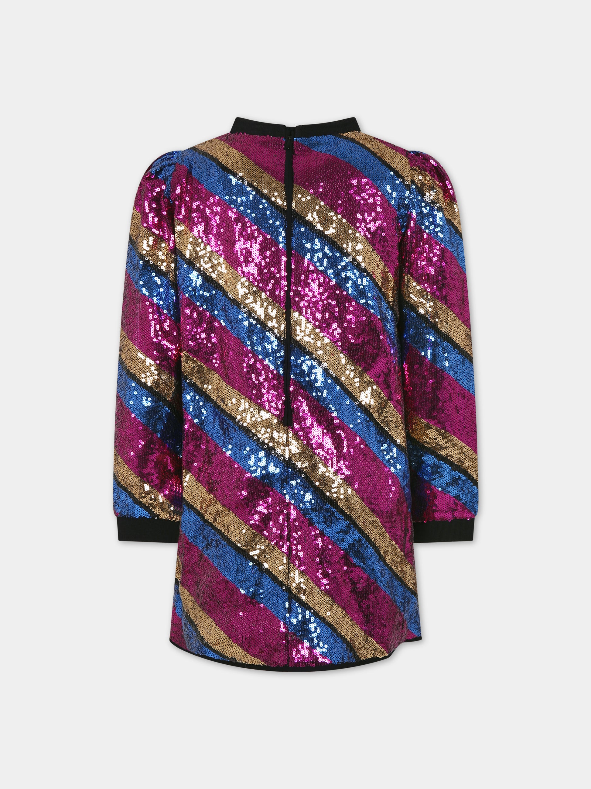 Vestito multicolor elegante con paiettes,Sonia Rykiel Paris,A12031 Z41