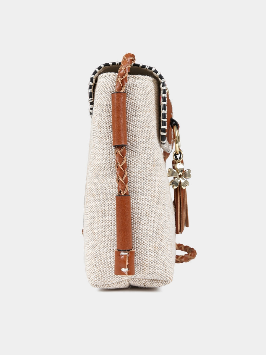 Borsa beige per bambina con logo,Chloé Kids,C10321 P03