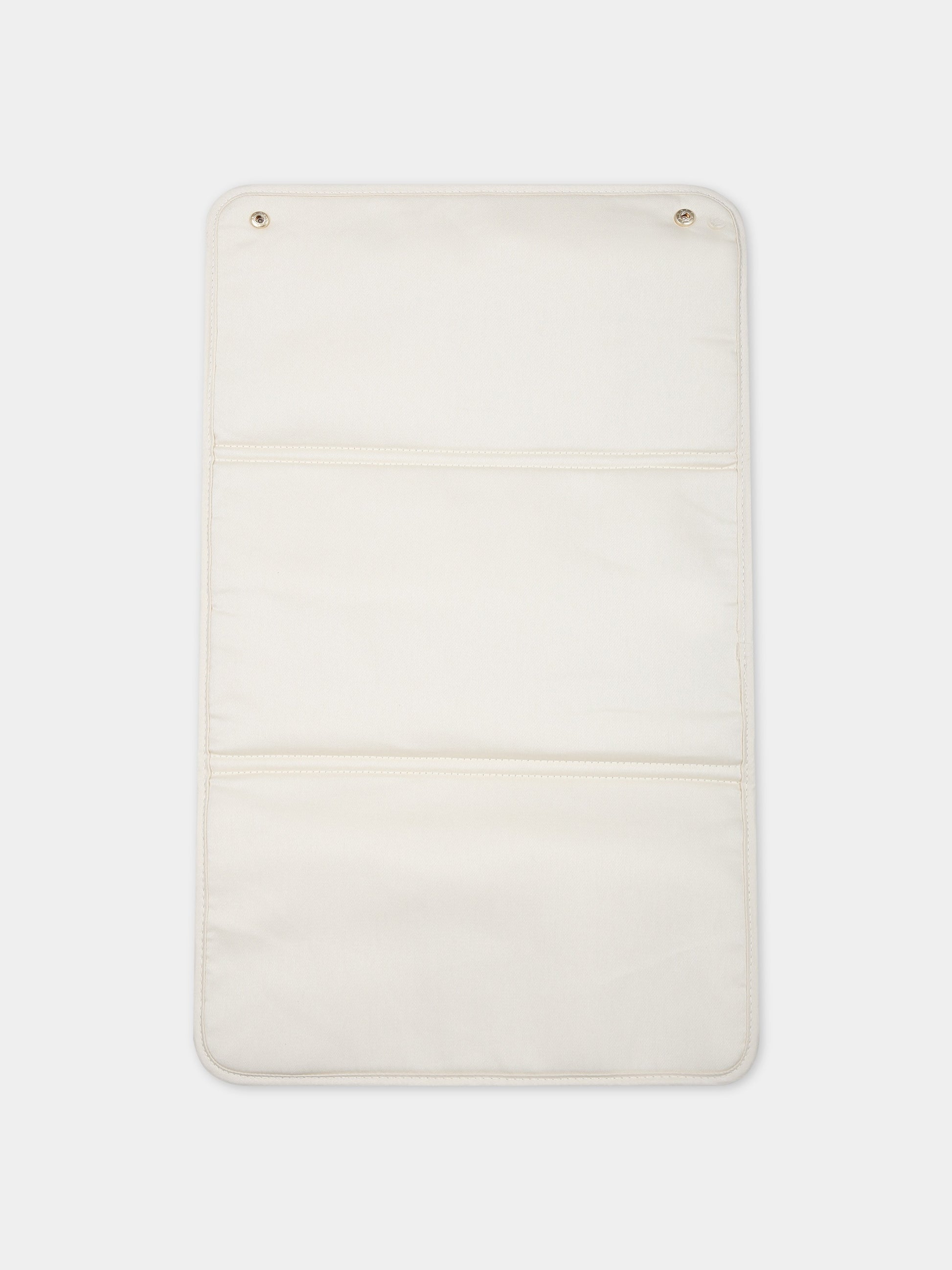 Borsa mamma beige per neonati con logo,Chloé Kids,C90406 Z40