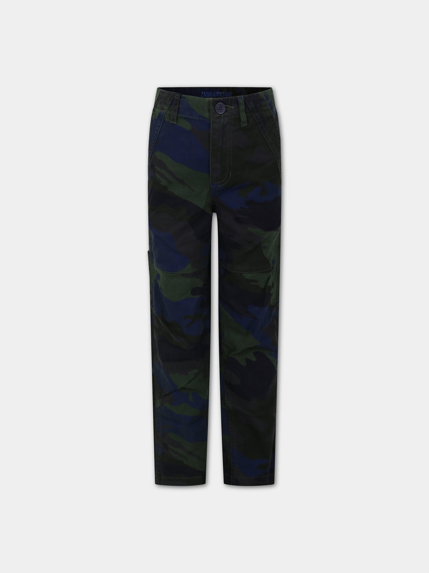 Pantaloni camouflage per bambino,Zadig & Voltaire Kids,X24138 84E