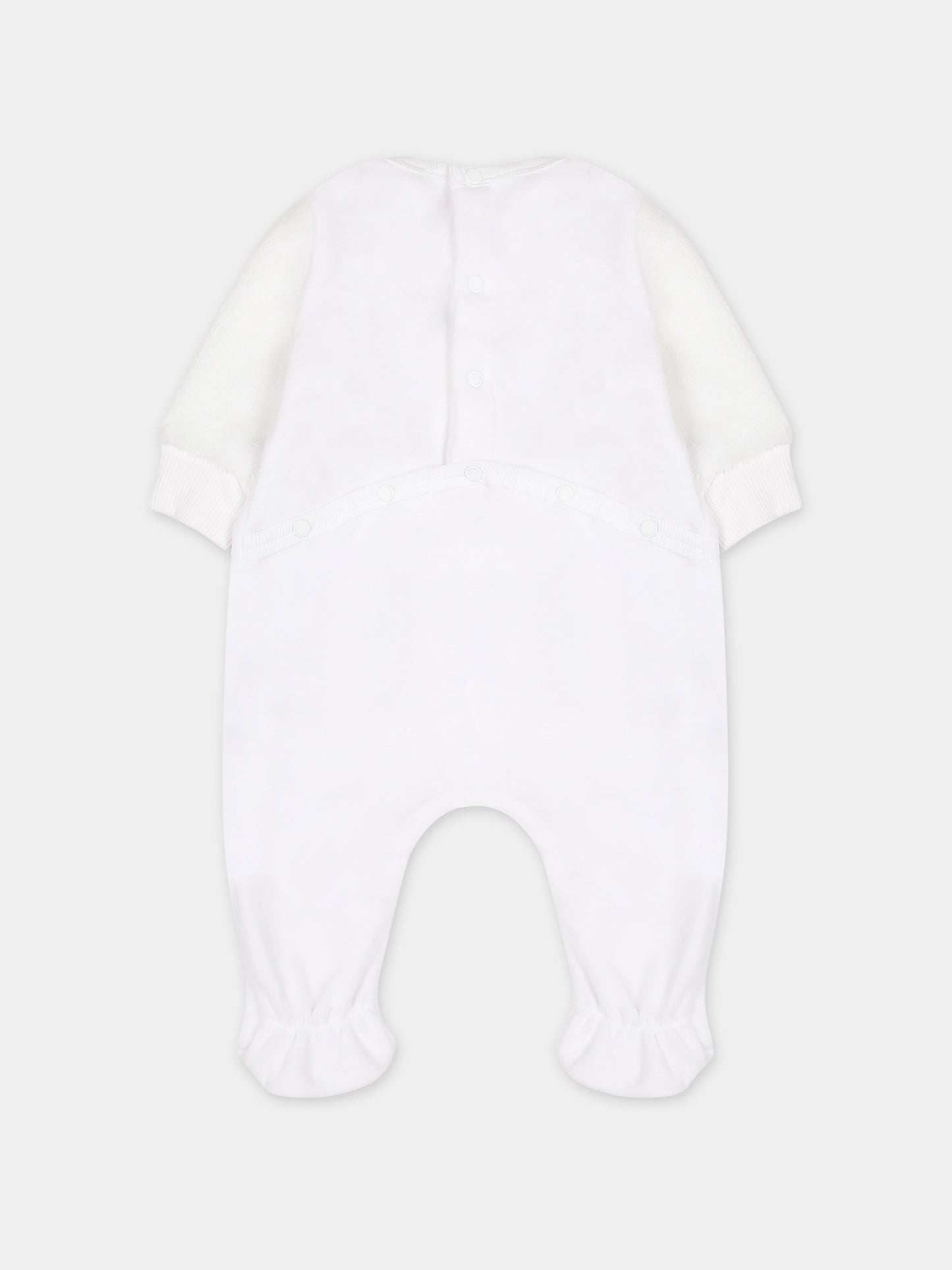 Set bianco per neonati con logo,Givenchy Kids,H9K074 N00