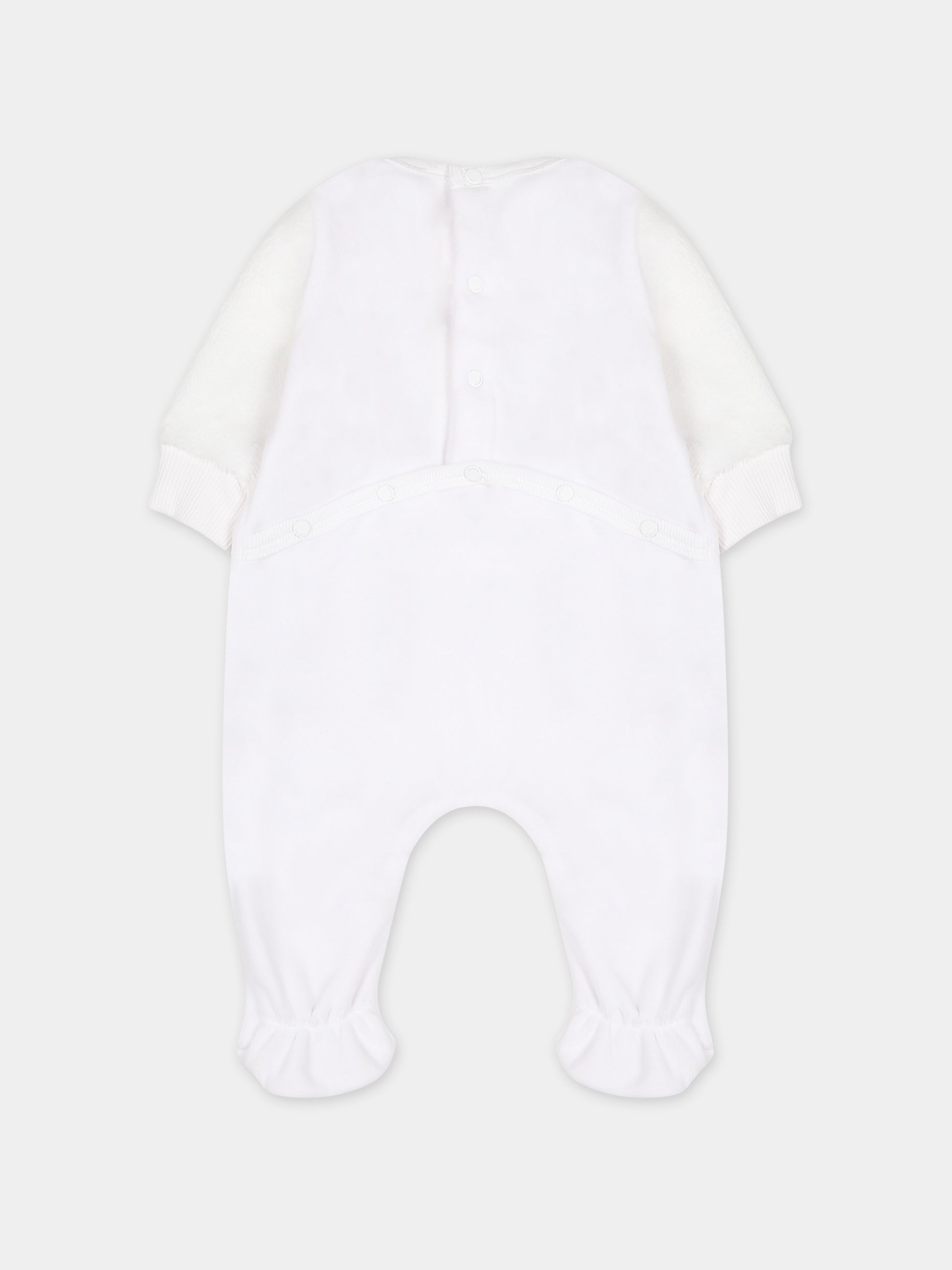 Set bianco per neonati con logo,Givenchy Kids,H9K074 N00
