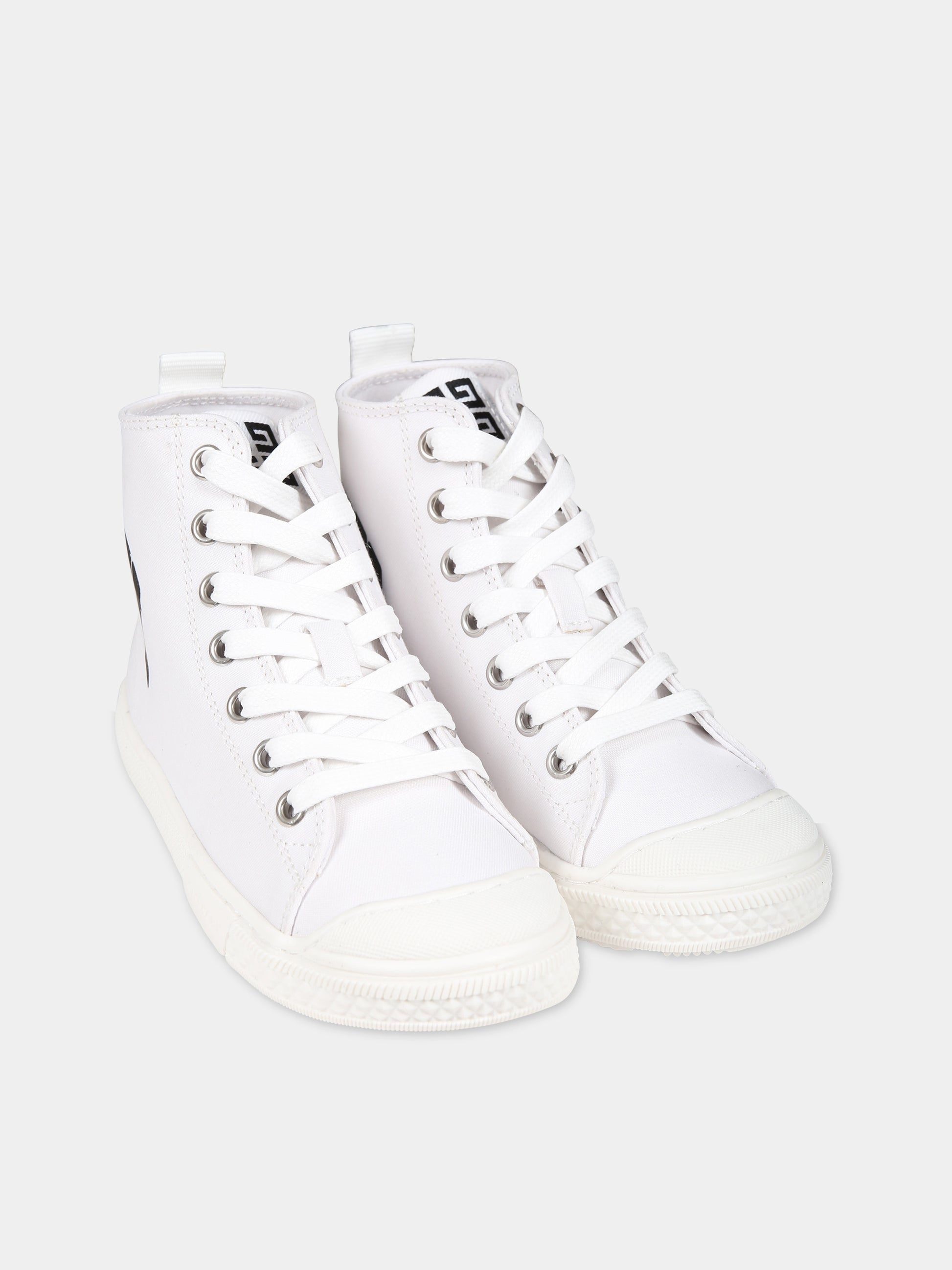 Sneakers bianche per bambini con logo,Givenchy Kids,H29094 10P