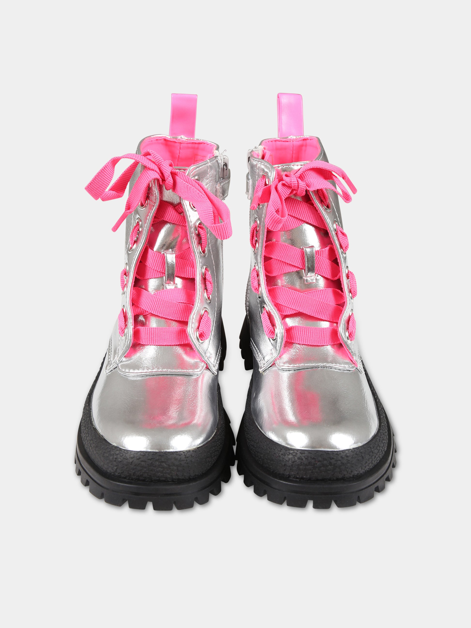 Anfibi argentati per bambina,Billieblush,U19368 016