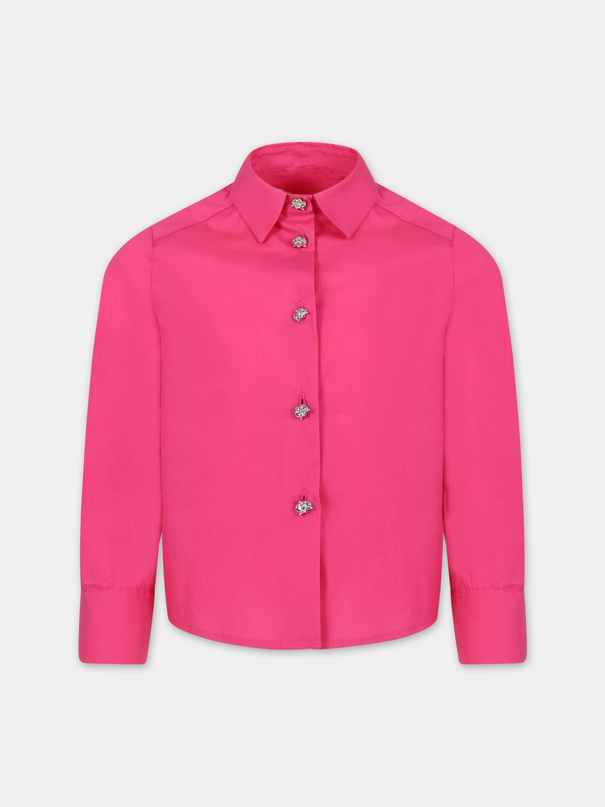 Camicia fucsia per bambina,Genny,YFCA004 0 CA097 8009